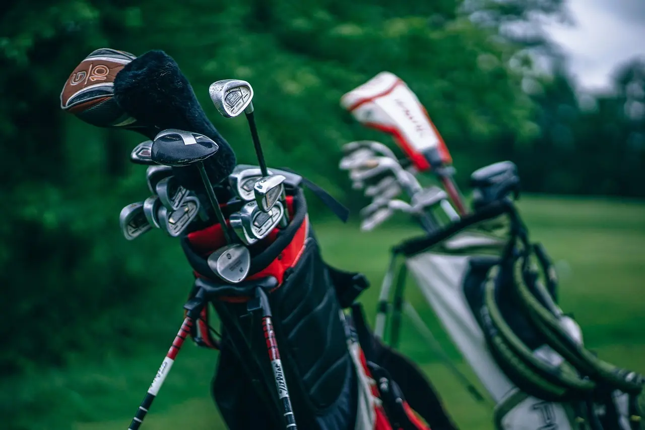 Golfkøller i tasker